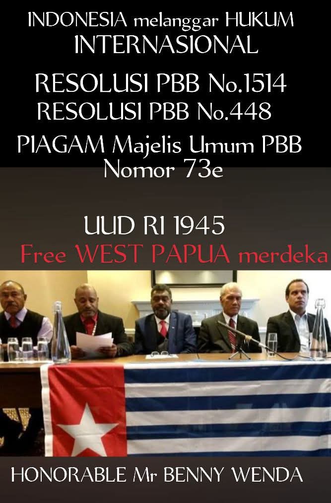 Tnggapan Poster INDONESIA MELANGGAR HUKUM INTERNASIONAL