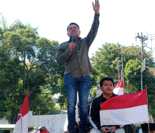 AMI Geruduk Kantor DPD PAN Desak Audit Dugaan Pemotongan Dana Reses