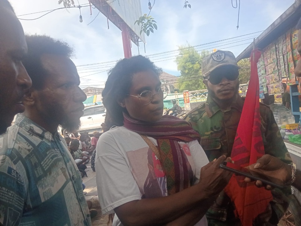 KNPB Sorong Raya Gelar Demonstrasi Peringati 1 Mei, Keluarkan 6 Seruan Nasional