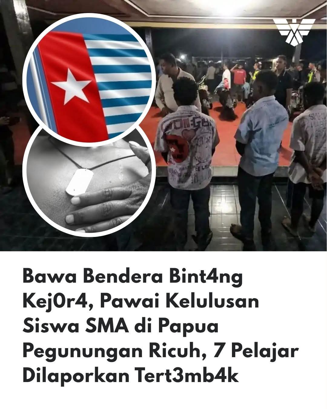 Rangkuman insiden pawai kelulusan SMA di Papua Pegunungan, Mei 2026